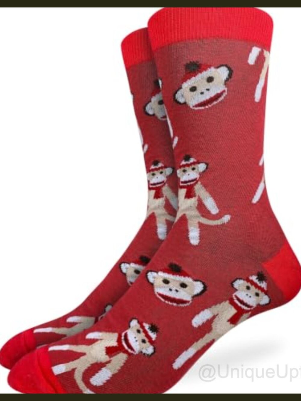 Men's Novelty Crew Socks Cotton Blend Reinforced Heel Toe Casual